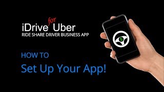 Initial Setup iDrive for Uber app [upl. by Terrab]