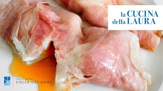 Come fare il MANICARETTO di UOVO al PROSCIUTTO  La Cucina della Laura [upl. by Enirehtakyram]