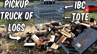 How Much Firewood Fits in a Truck [upl. by Eciruam]