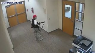 Tennessee school shooting Police release surveillance video [upl. by Ynomrah216]