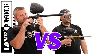 Planet Eclipse Etha3 vs Empire Mini GS  Paintball Marker Comparison  Lone Wolf Paintball [upl. by Elleuqar797]