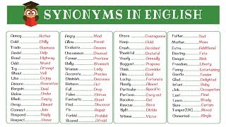 120 Super Common Synonyms to Increase Your Vocabulary in English [upl. by Noicpecnoc]