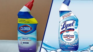 Lysol vs Clorox Toilet Bowl Cleaner Which is the Best Cleaner [upl. by Centeno]