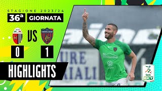 Ascoli vs Cosenza 01  Un’altra vittoria deI Lupi firmata Tutino  HIGHLIGHTS SERIE BKT 2023  2024 [upl. by Areyk670]