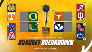 CFP Rankings Released Breaking down the 12team bracket from Week 12 [upl. by Nelluc]