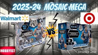 202324 Mosaic Basketball Mega Box Comparison Target vs Walmart [upl. by Ainessey]