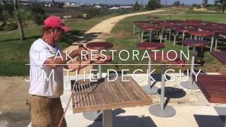 Teak restoration [upl. by Adnirual]