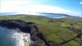 Porth Ceiriad Abersoch Aerial View [upl. by Ainnek]