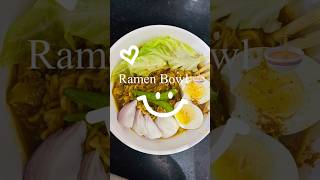 Let’s make a Ramen Bowl 🍜 ramen ramenbowl weekend comfortfood cookwithme trending [upl. by Griselda43]