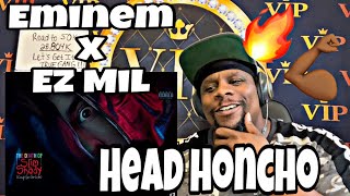 Eminem  Head Honcho feat Ez Mil Official Audio Reaction 🔥🔥💪🏾 [upl. by Ezar]