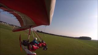 4 X Take off and Landing with a Trike Air Creaton Trek 582 IXESS 15 Wing [upl. by Binnie]