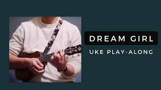 Dream Girl  Kolohe Kai Uke Play Along [upl. by Ecinaej792]