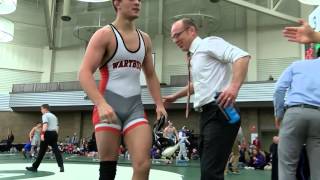 Wartburg Wrestling vs Roger Williams Semifinals NWCA National Duals Jan 9 2016 [upl. by Erdnaxela]