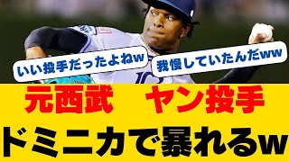 【前西武】ジェフリー・ヤン、封印解禁の衝撃パフォーマンスにファン驚愕！「いずれ怪我をするだろう」 [upl. by Norrat]