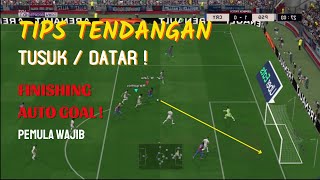 TIPS TENDANGAN DATAR  SUDUT SEMPIT  TIANG JAUH AUTO GOAL  PES PS 3 [upl. by Mckenzie]