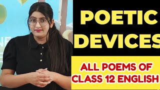 Poetic Devices Class 12 English [upl. by Hgielrebma]