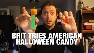 Brit Tries American Halloween Candy  Part 1 [upl. by Oivaf515]