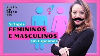 Artigos FEMININOS e MASCULINOS em espanhol [upl. by Goulet409]