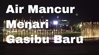 Bandung  Air Mancur Menari di Gasibu Baru Malam I Travel Blog Indonesia [upl. by Khalil663]