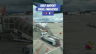 Euro Airport Basel Mulhouse 🇫🇷🇨🇭airport basel switzerland mulhouse france music travel [upl. by Lyrpa]