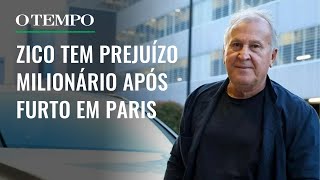 Zico apresenta queixa por roubo em Paris [upl. by Okram]