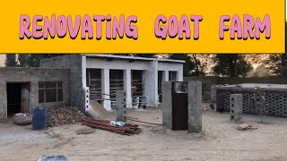 Renovating my Goat farm [upl. by Tada]