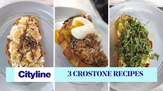 Crostone Italian toast recipes for every meal [upl. by Phaidra]