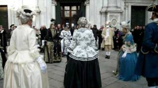 Venetian Traditional Dance in VeniceCarnival [upl. by Wyne]