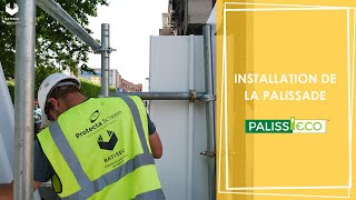 Installation de la palissade PalissEco  BATISEC [upl. by Atsedom743]