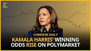 Kamala Harris Winning Odds Rise on Polymarket SEC Goes After Immutable [upl. by Ahsla22]