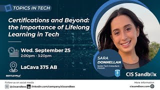 Sara Donnellan Topics in Tech Fall 2024 [upl. by Critta]