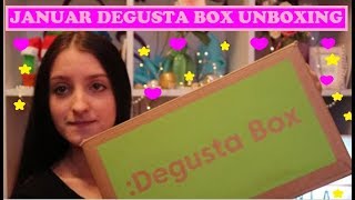 MEINE JANUAR DEGUSTABOX I FIT INS NEUE JAHR I UNBOXING I Xeniaxox703 [upl. by Auqenaj]