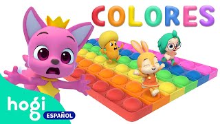 ¡Aprende Colores con el Colorido Pop It  Colores para niños de 2 a 3 años  Hogi en español [upl. by Dibbell428]