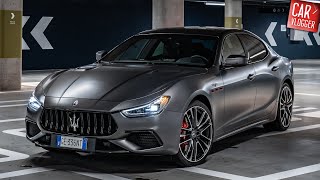 INSIDE the NEW 2022 Maserati Ghibli Trofeo  Interior Exterior DETAILS w REVS V8 Biturbo [upl. by Philo]