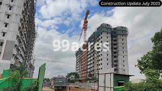 Adarsh Greens Construction Update July 2023 [upl. by Ihtak440]