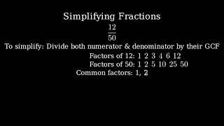 How to simlify the fraction 1250 and as a decimal [upl. by Dafodil447]