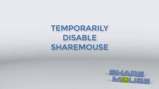 How to temporarily disable ShareMouse and reactivate it [upl. by Dde481]