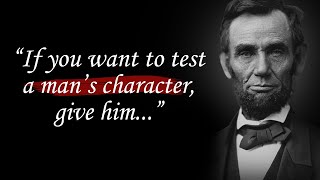 Abraham Lincoln – Life Lessons that are Really Worth Listening To [upl. by Yeltnerb936]