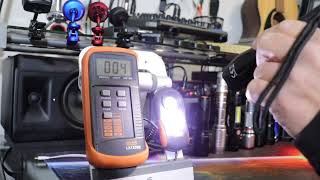 Phixton XML2 A100 Tactical Flash Light Lumen Test [upl. by Caresa220]