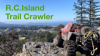 RC Trail Crawling Radar Hill with the Axial Scx6 Honcho [upl. by Ellecrag]