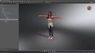 VRED  Manipulate amp pose Renderpeople Asset [upl. by Josh]