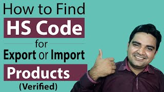 How to Find HS Code for Export or Import Products Verified  Ways to Check List of Hs Codes [upl. by Annoeik]