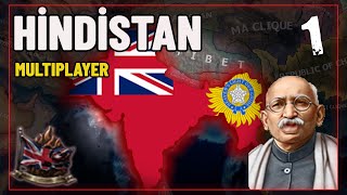 GÜVENİLİR RAJ  HEARTS OF IRON 4  MULTIPLAYER  HINDISTAN1 [upl. by Sophey]