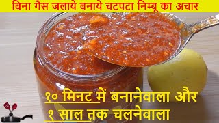 सबसे आसान और सबसे टेस्टी निम्बू के अचार की रेसिपी  No Cook Recipe  No Oil Recipe  Pickle Recipe [upl. by Rennug]