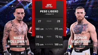 UFC 5 MAX HOLLOWAY VS MCGREGOR [upl. by Ayotak]