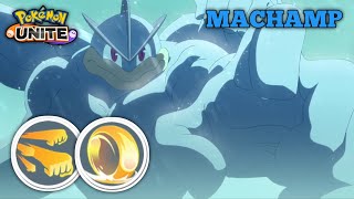 Machamp with submission is too good  Pokemon unite [upl. by Scutt]