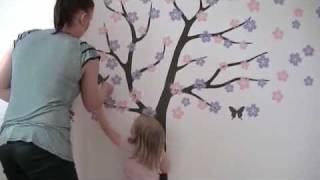 Wall decals installation video by Surface Inspired [upl. by Tiedeman]