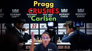 Praggnanandhaa stuns Magnus Carlsen  First win in Classical Chess  Norway Chess 2024 [upl. by Orhtej]