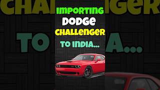 Import Dodge Challenger Demon 170 SRT in India How Much Cost  shorts​ [upl. by Anadroj]