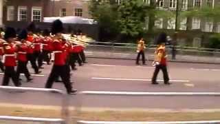 Trooping the Colour rehearsal May 2013  March Off [upl. by Ennaillek322]